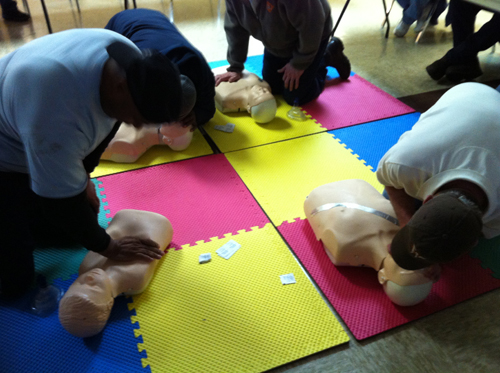 Charlottesville VA CPR FirstAide class with Tammy Tomanek